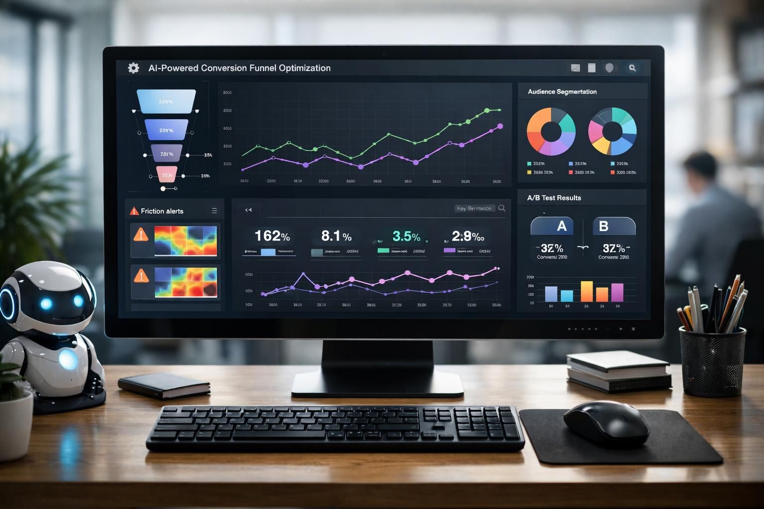 découvrez comment l'intelligence artificielle améliore constamment les performances des tunnels de conversion en analysant les données en temps réel et en optimisant chaque étape pour maximiser les taux de conversion.