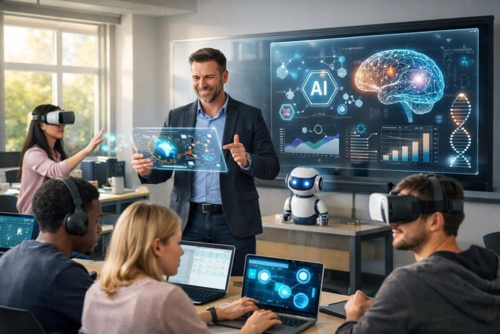 découvrez comment l'intelligence artificielle transforme les méthodes de création des contenus éducatifs en ligne, améliorant la personnalisation, l'efficacité et l'accessibilité de l'apprentissage.