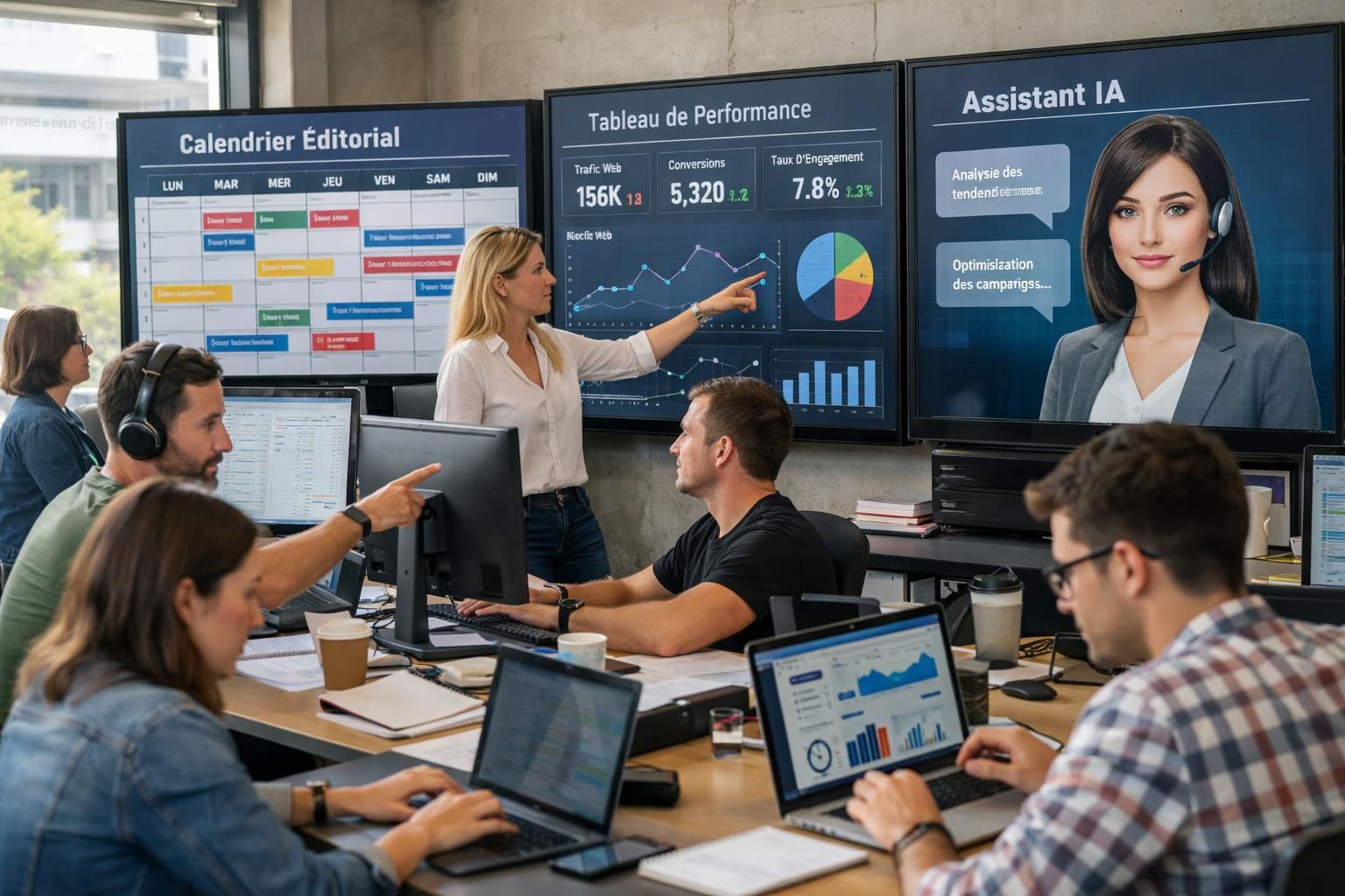 découvrez comment les entreprises créent des content factories innovantes en utilisant l'intelligence artificielle pour optimiser la production de contenus.