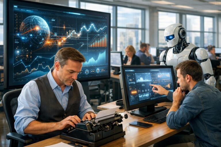 découvrez comment les rédactions combinent automatisation et expertise humaine pour s'adapter efficacement à l'essor de l'intelligence artificielle dans le journalisme.