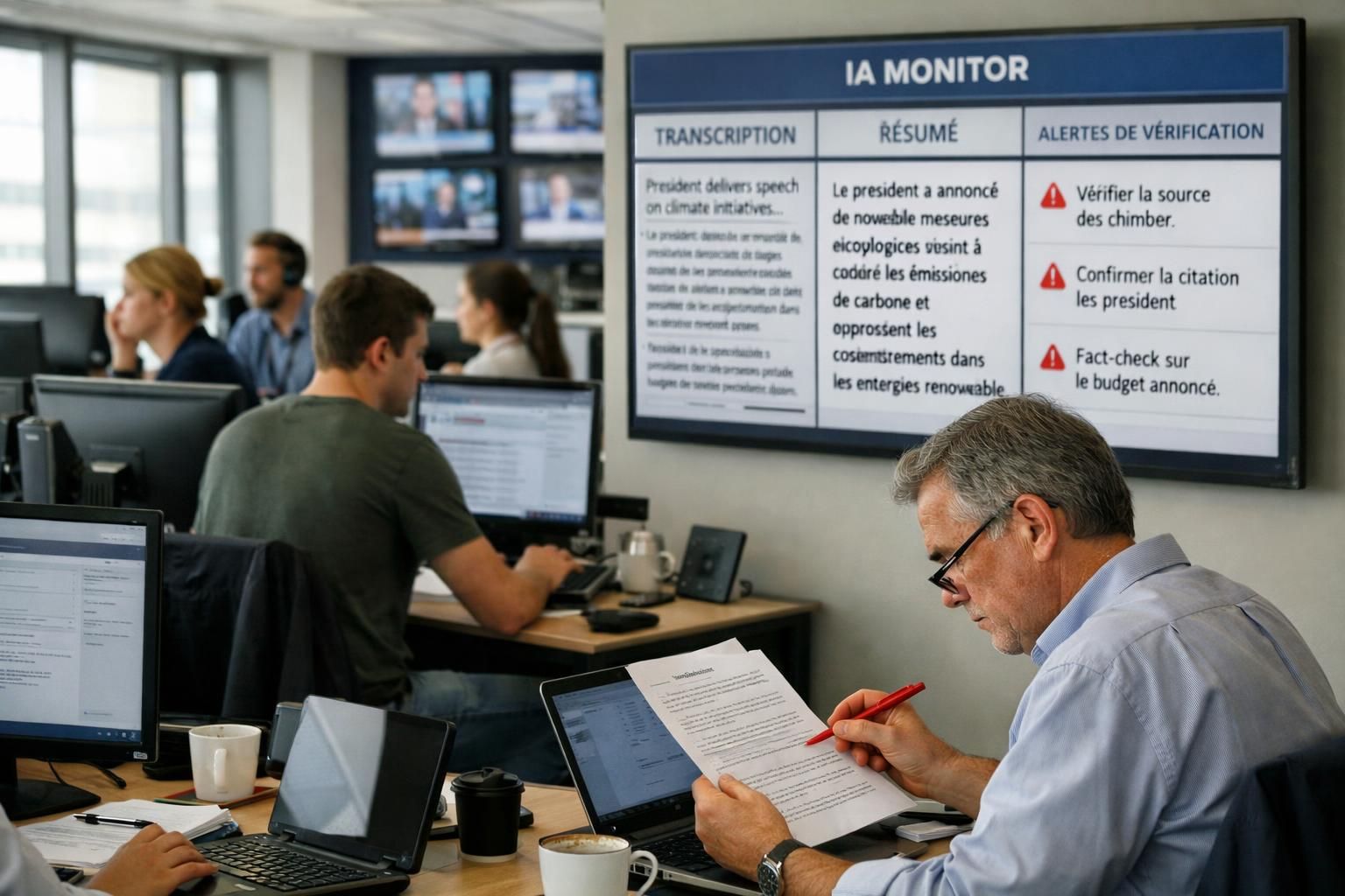 découvrez comment les rédactions combinent automatisation et expertise humaine pour s'adapter à l'essor de l'intelligence artificielle dans le journalisme.