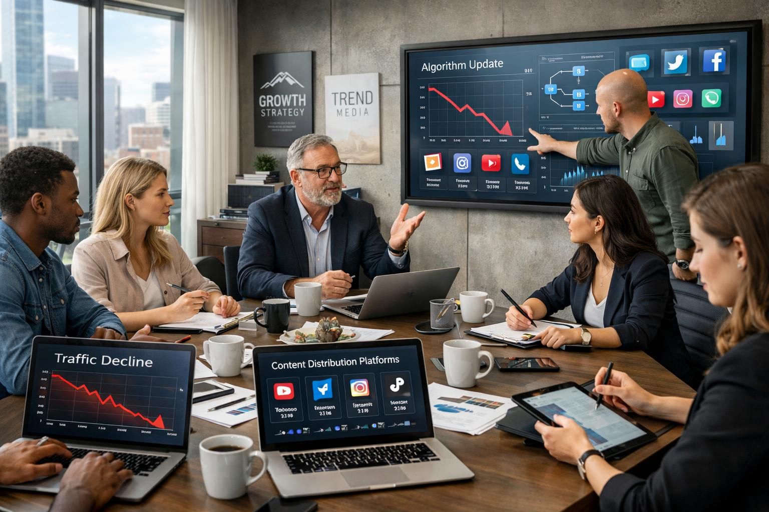 découvrez comment la fin du trafic garanti oblige les médias et les marques à réinventer leur stratégie de distribution de contenu pour rester efficaces et atteindre leurs audiences.