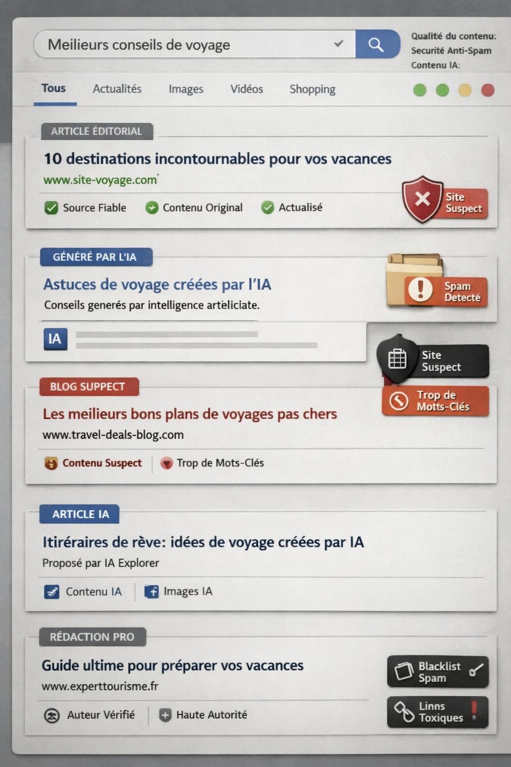 découvrez comment les moteurs de recherche ajustent leurs algorithmes pour gérer l'augmentation rapide des contenus générés par l'intelligence artificielle et garantir la pertinence des résultats.