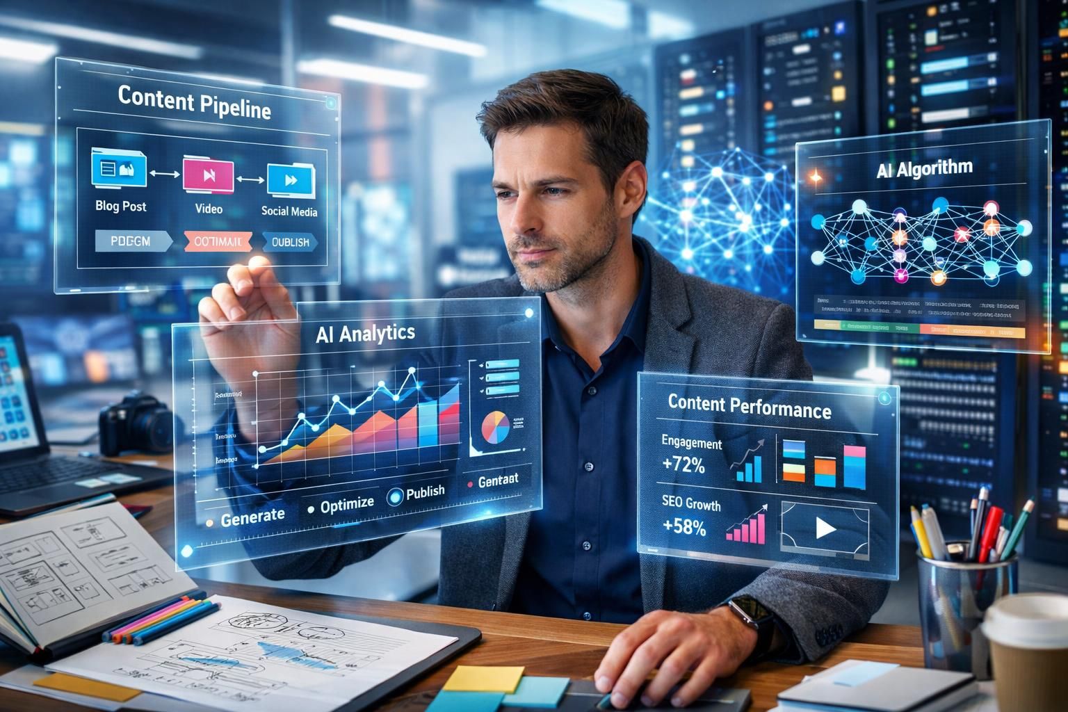 découvrez comment l'essor des pipelines de contenu ia transforme les stratégies éditoriales des marques, en optimisant la création et la diffusion de contenus innovants et personnalisés.