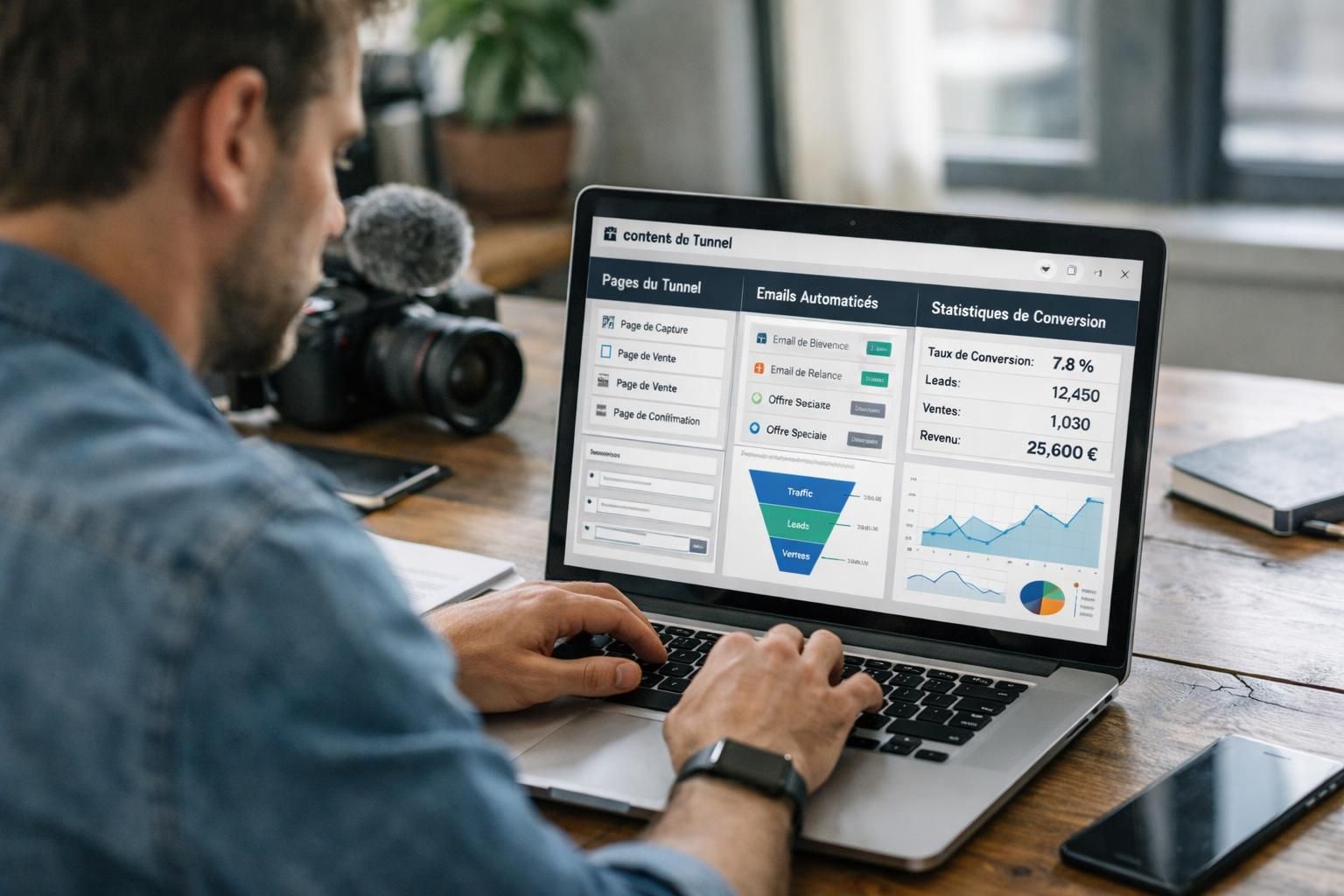 découvrez pourquoi les créateurs de contenu préfèrent désormais structurer leurs revenus grâce à des tunnels de vente automatisés pour maximiser leurs gains et optimiser leur temps.